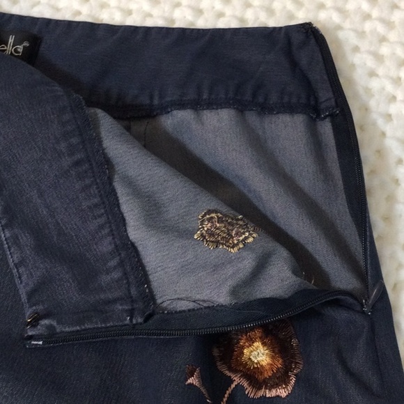 Rafaella Embroidered Skirt Sz 8 - Picture 7 of 7